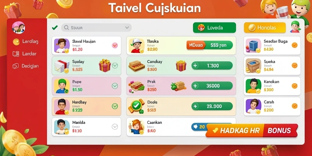 Tampilan antarmuka yang menarik dan intuitif.