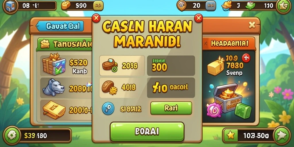 Tampilan karakter yang menarik dalam game.
