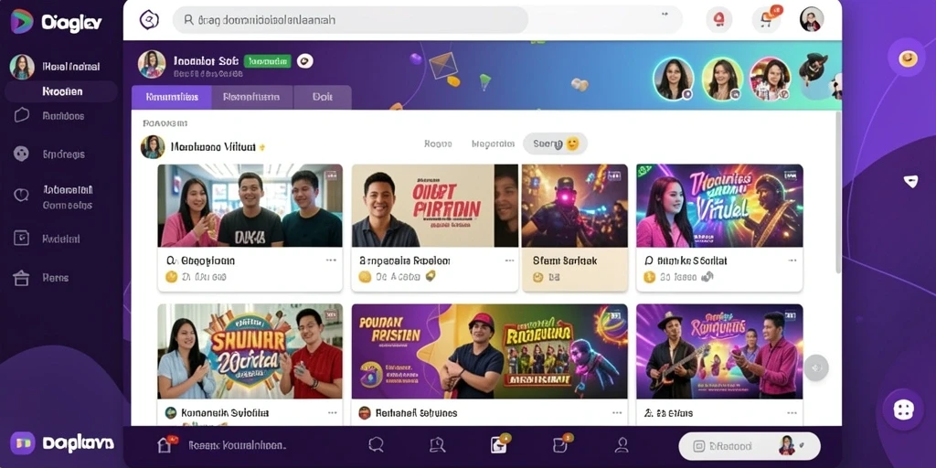 Tampilan utama permainan dengan grafis yang menawan.