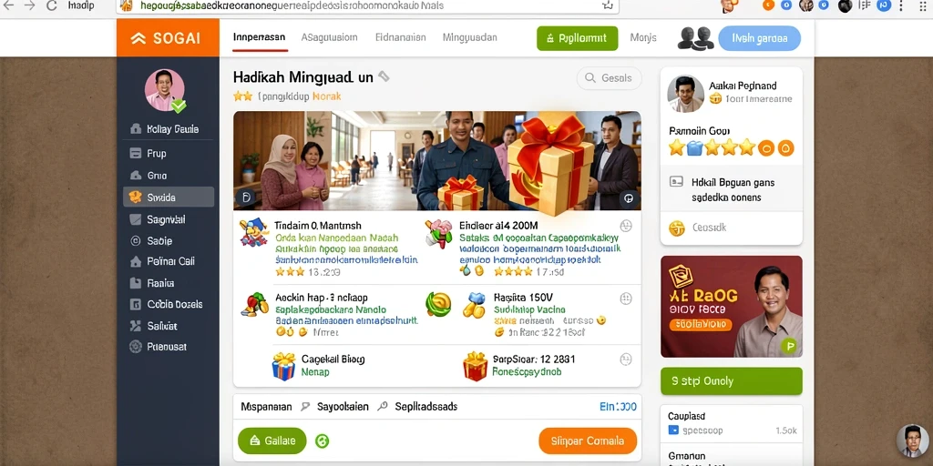Menampilkan fitur permainan slot yang menarik.
