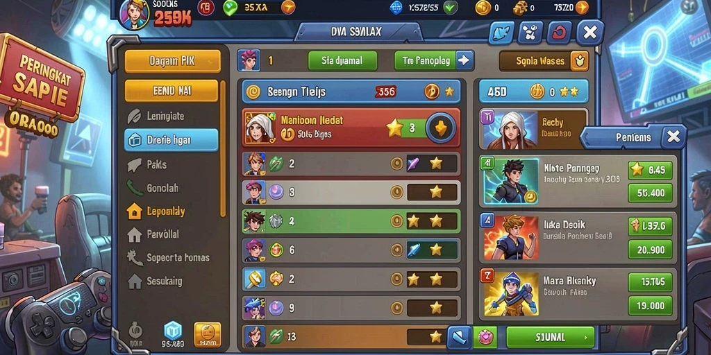 Tampilan awal game MASBRO12 yang menarik.