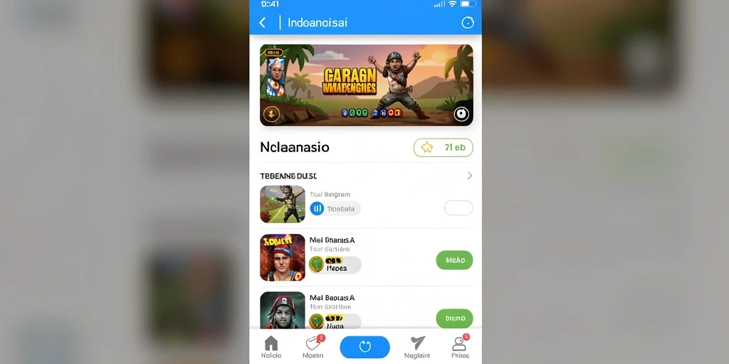 Tampilan antarmuka aplikasi yang menarik dan user-friendly.