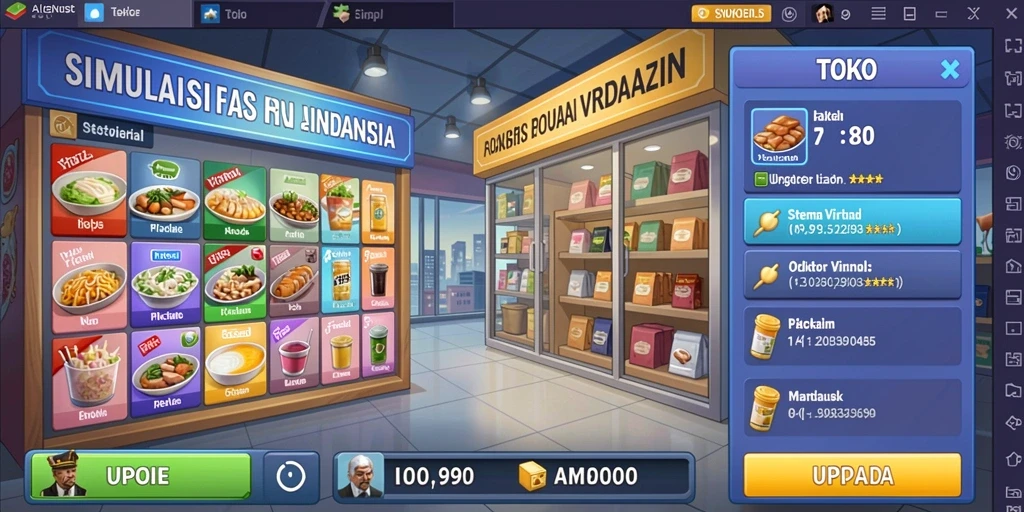 Antarmuka pengguna yang menarik dan sederhana.