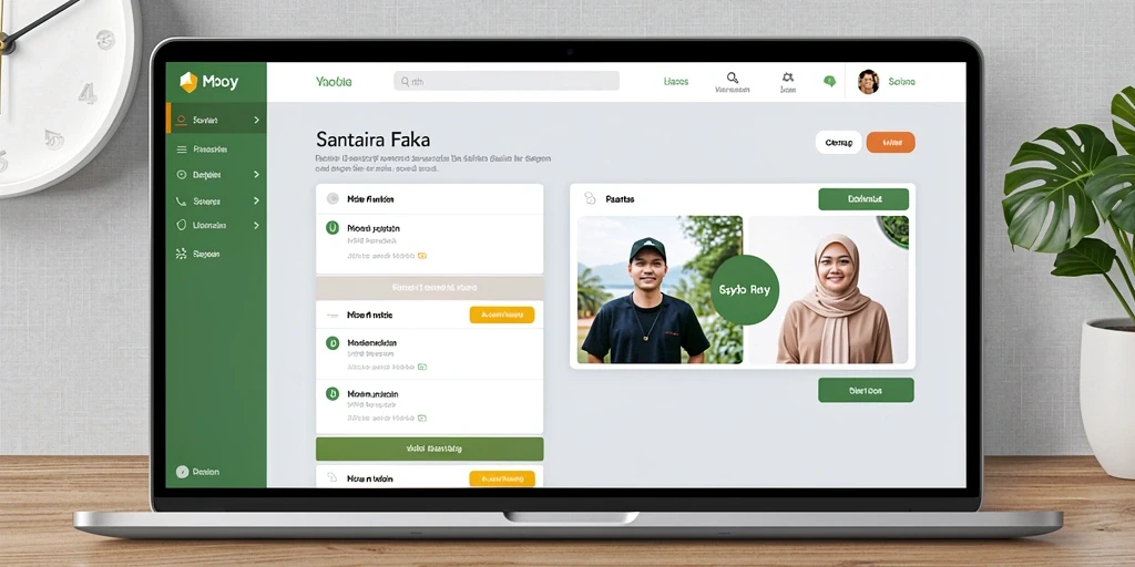 Tampilan antarmuka yang menarik dan mudah digunakan.