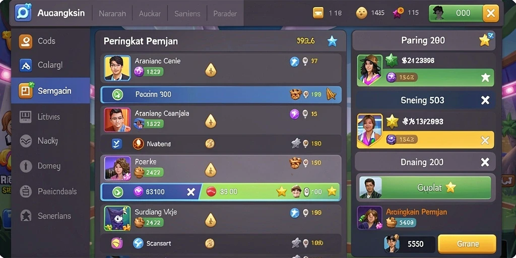 Tampilan antarmuka yang bersih dan mudah dinavigasi.