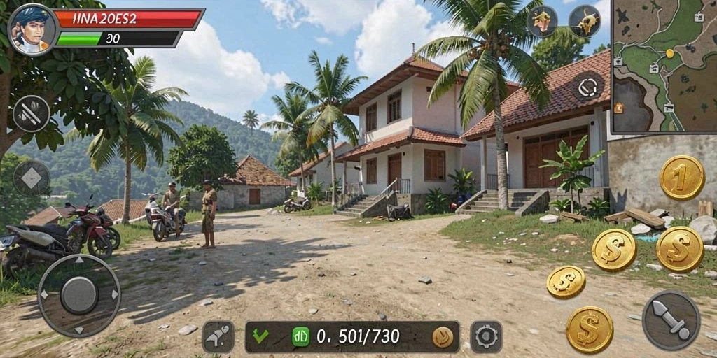 Tampilan modern dengan grafik yang memukau.