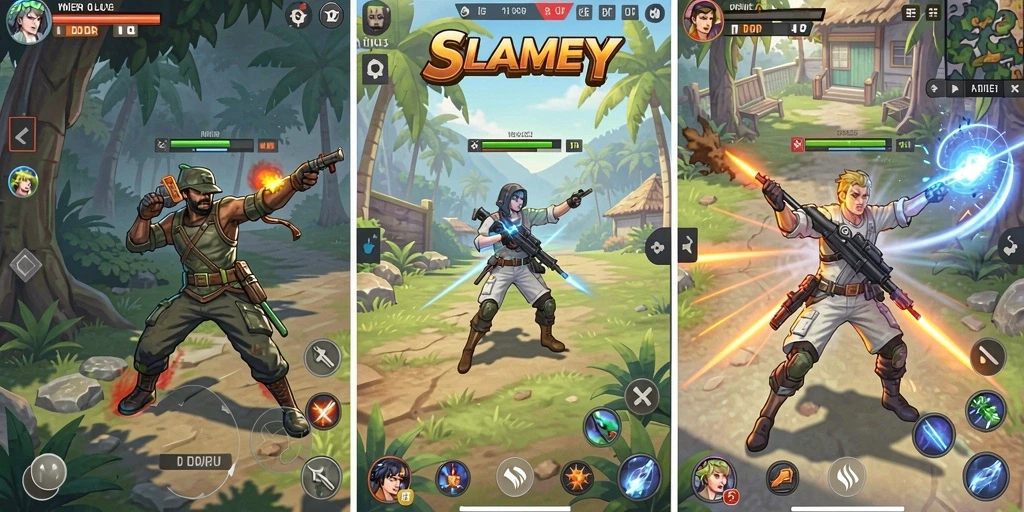 Screenshot menunjukkan tampilan antarmuka utama game SR996.