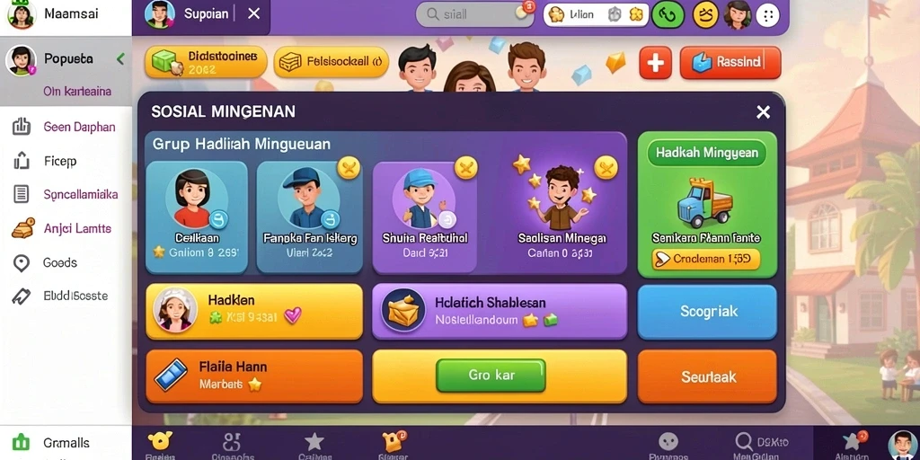 Tampilan antarmuka yang user-friendly.