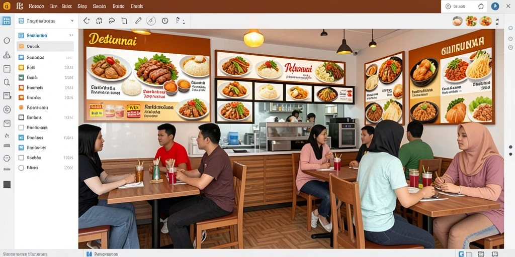 Tampilan utama VM777 yang menarik.