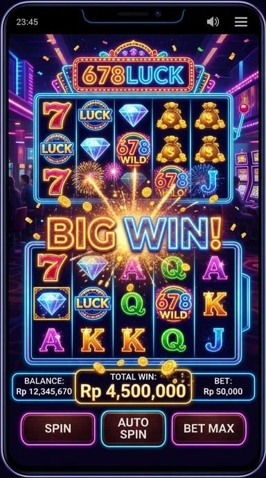 Pratinjau antarmuka 678luck — aplikasi APK resmi Android v5.5.4